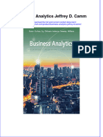 (Download PDF) Business Analytics Jeffrey D Camm Online Ebook All Chapter PDF