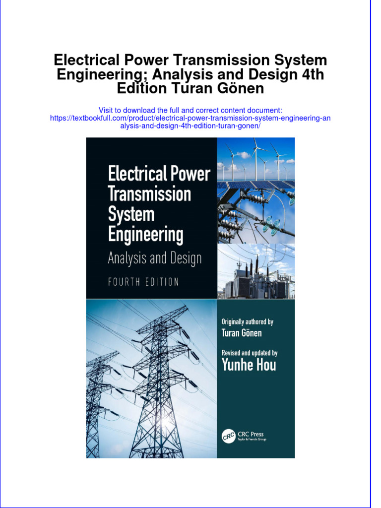 (Download PDF) Electrical Power Transmission System Engineering
