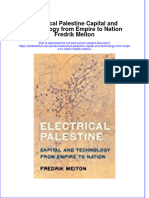 (Download PDF) Electrical Palestine Capital and Technology From Empire To Nation Fredrik Meiton Online Ebook All Chapter PDF
