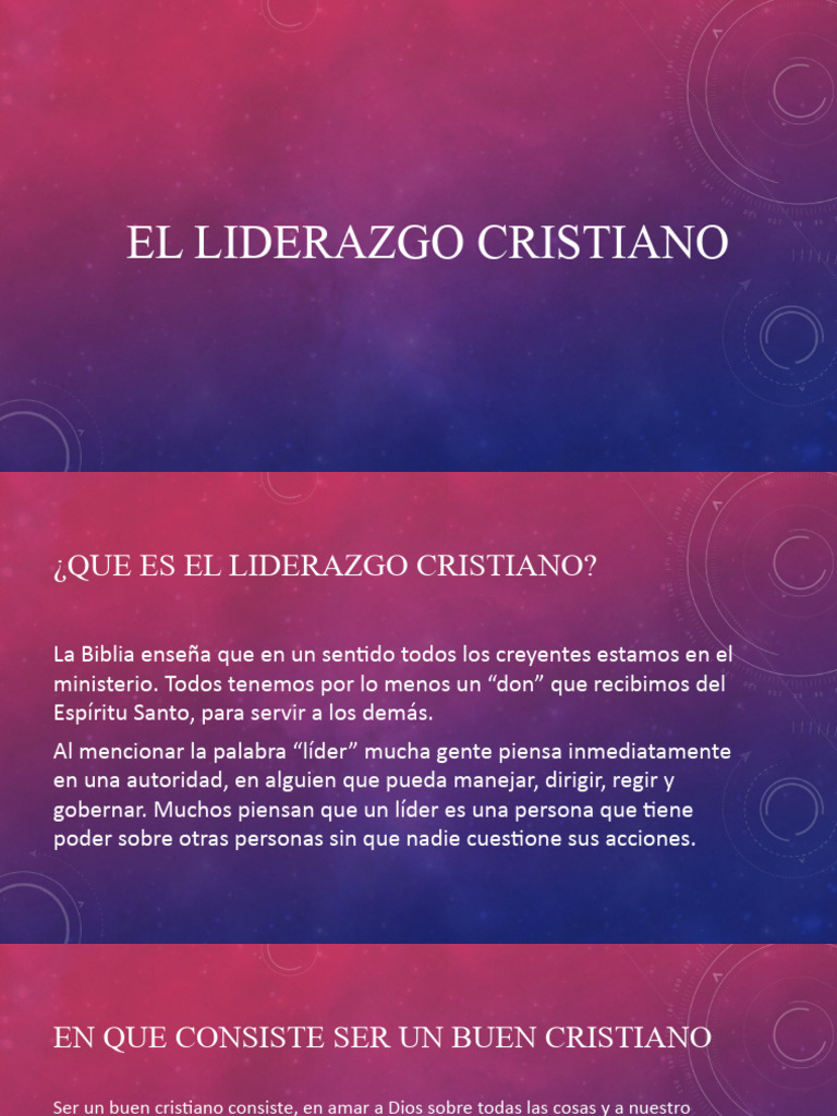 Claves del Liderazgo Cristiano | PDF | Crecimiento personal y ...