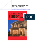 (Download PDF) Electrical Wiring Residential 19Th Edition Ray C Mullin Online Ebook All Chapter PDF