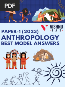 UPSC Anthropology Paper 1 2023 Model Answer