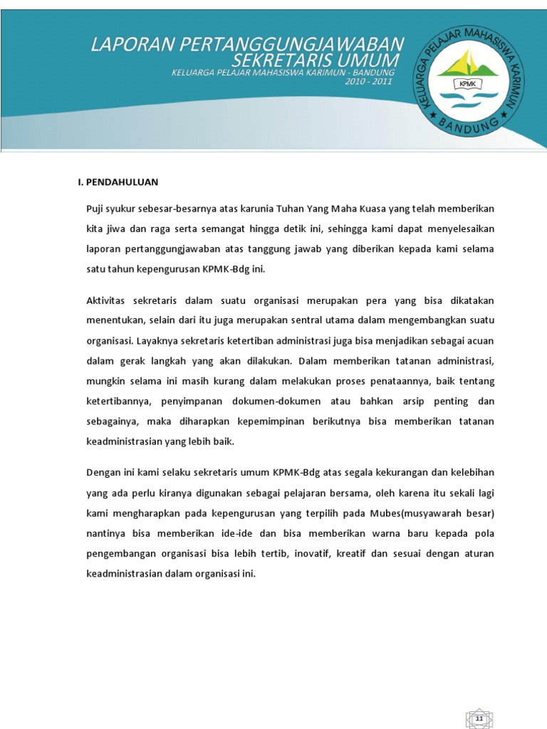 Contoh Tugas Akhir Sekretaris