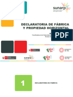 Declaratoria de Fábrica y Reglamento Interno e Independización - Meel