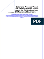 2019 ASME Boiler and Pressure Vessel Code Section X Fiber Reinforced Plastic Pressure Vessels 1st Edition American Society of Mechanical Engineers