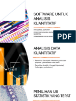 Materi 03 - Penggunaan Software Untuk Menganalisis Data Kuantitatif
