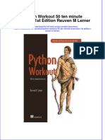 [Download pdf] Python Workout 50 Ten Minute Exercises 1St Edition Reuven M Lerner online ebook all chapter pdf 