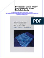[Download pdf] Electronic Devices And Circuit Theory 11Th Edition Boylestad Robert Nashelsky Louis online ebook all chapter pdf 