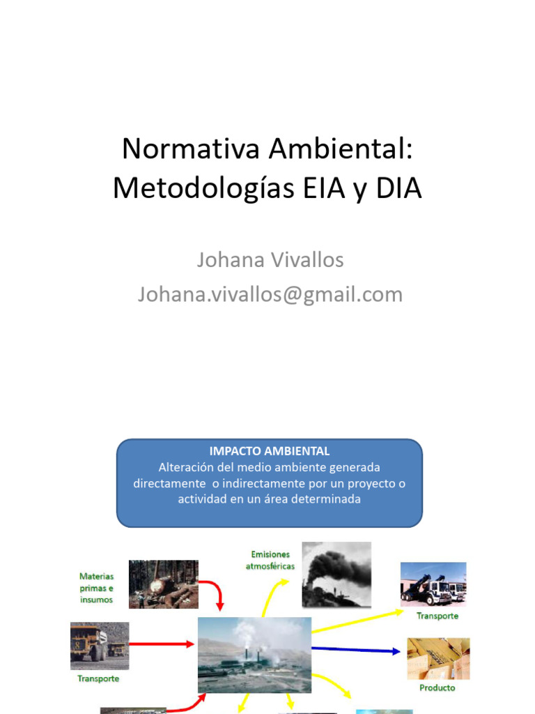 Metodologias EIA y DIA | PDF | Evaluación de impacto ambiental ...