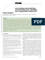 Quantitative Sensory Testing and Predicting.3