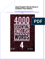 (Download PDF) 4000 Essential English Words Book 4 2Nd Edition Paul Nation Online Ebook All Chapter PDF