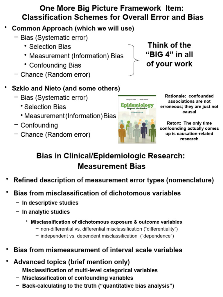 Understanding Measurement Bias in Research | PDF | Sensitivity And ...