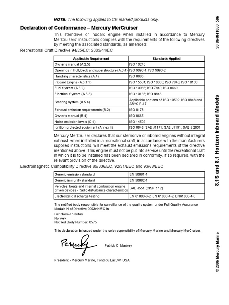 Merc Manual | Internal Combustion Engine | Implied Warranty