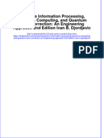 Quantum Information Processing, Quantum Computing, and Quantum Error Correction: An Engineering Approach 2nd Edition Ivan B. Djordjevic