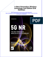 [Download pdf] 5G Nr The Next Generation Wireless Access Technology 2Nd Edition Erik Dahlman online ebook all chapter pdf 