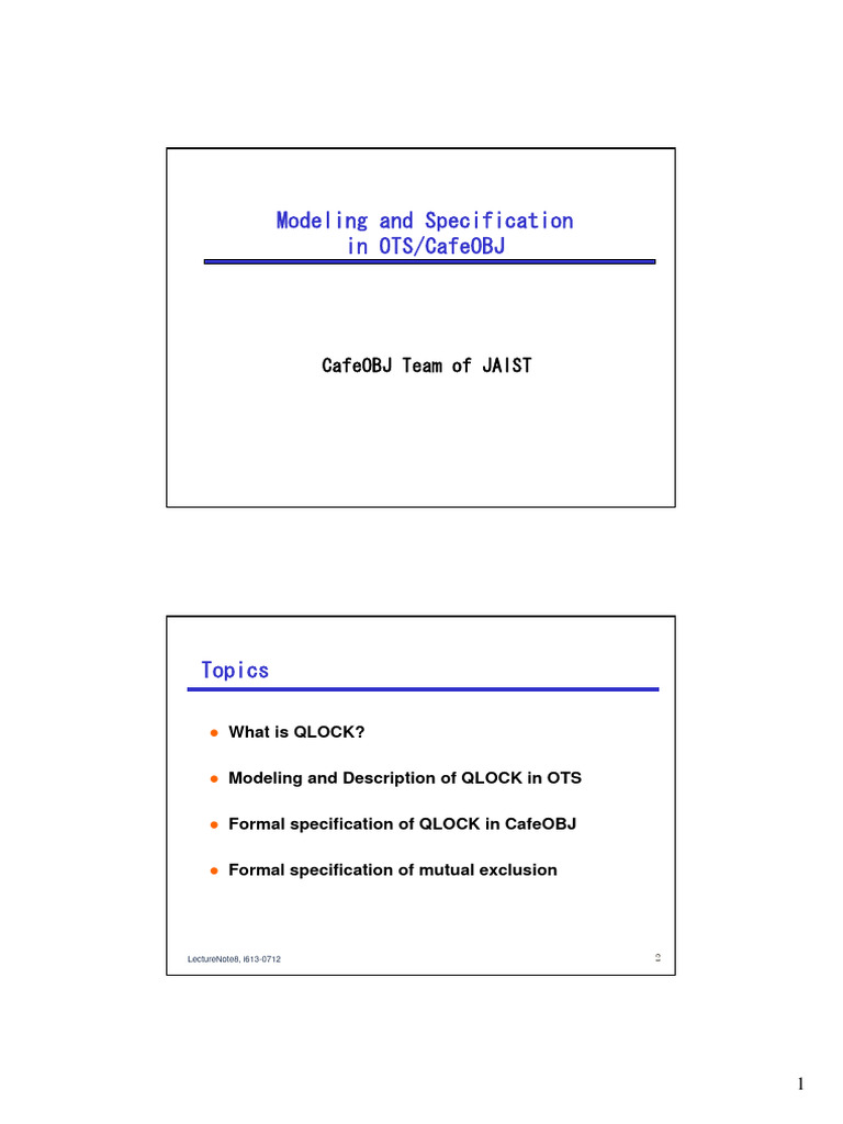 Lect. 6 - 08-modelSpecInOTScafeobj | PDF | Queue (Abstract Data Type ...