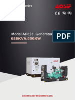 Catalogue Máy AS-825-I-6KTAA25-G32 - 600KW