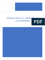 Migración y El Impacto de Las Remesas