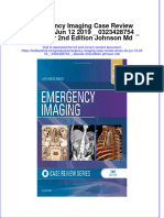 [Download pdf] Emergency Imaging Case Review Series 2E Jun 12 2019 _ 0323428754 _ Elsevier 2Nd Edition Johnson Md online ebook all chapter pdf 