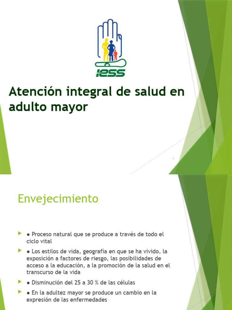 Atencion Integral Del Adulto Mayor | PDF | Vejez | Adultos