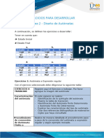 Anexo 1. Ejercicios Tarea 2 - Diseño de Autómatas