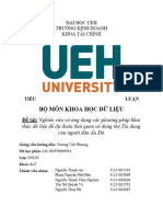 Bài Tiểu luận bộ môn Khoa học dữ liệu