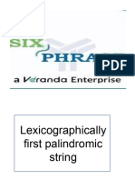 L25 - Lexicographically First Palindromic String