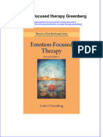 (Download PDF) Emotion Focused Therapy Greenberg Online Ebook All Chapter PDF