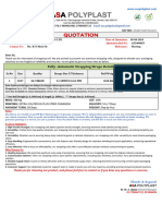 DODHIA SYNTHETICS LTD  QUOTATION