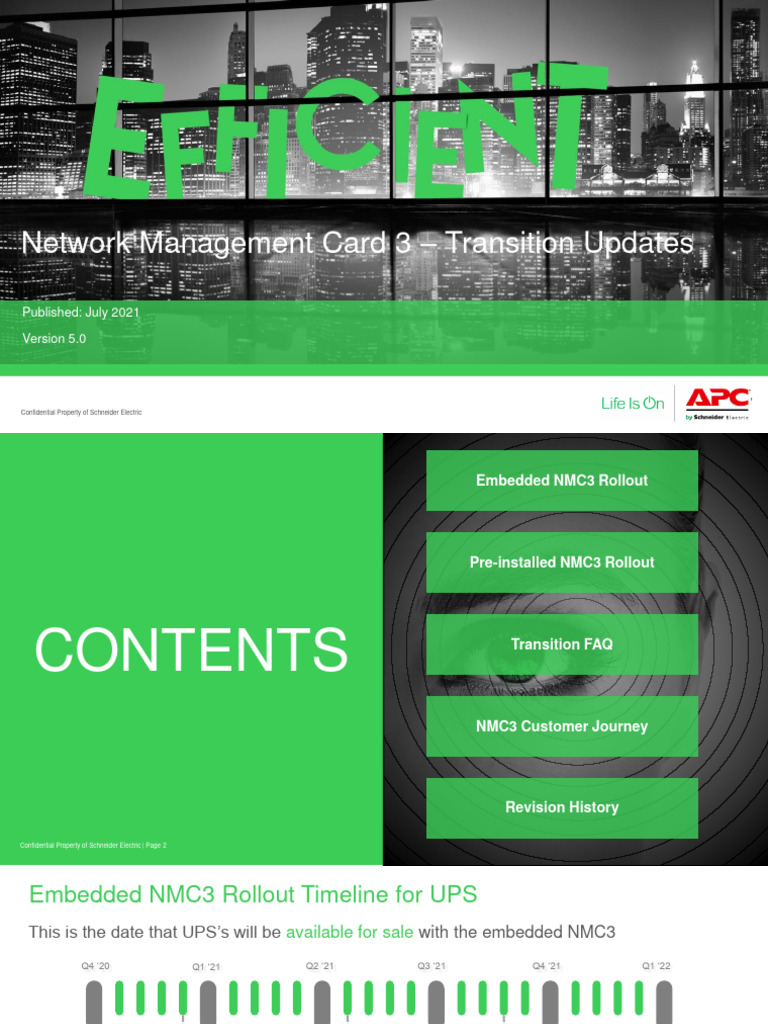 NMC3 Transition Updates for UPS Models | PDF | Computing | Software
