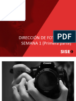 Dirección de Fotografía Semana 1 - Parte 1 (SISE)