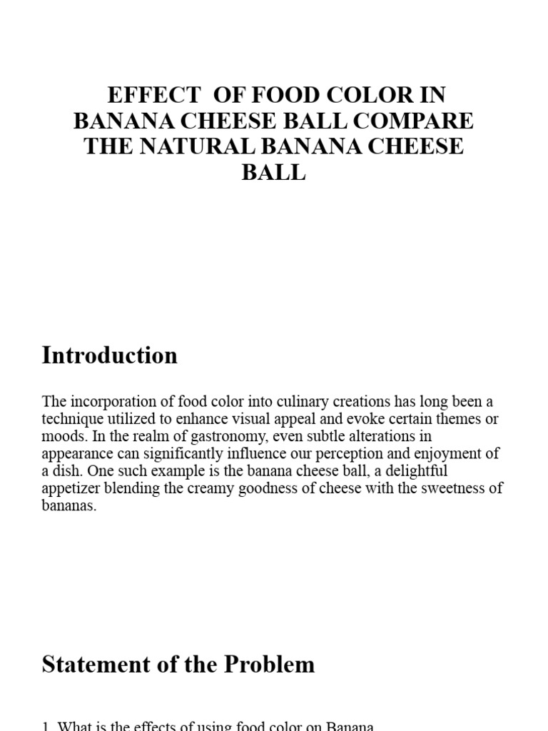 Banana Cheese Ball PDF Cheese Foods