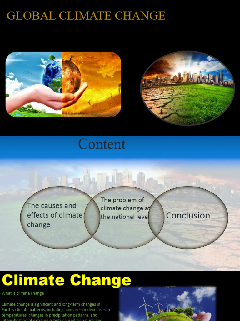 Understanding Climate Change Causes & Effects | PDF | Climate Change ...