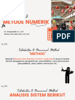 P1 - Pengenalan Metode Numerik Dan Komputasi Saintifik