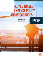 CAFAMerica Travel Policies 12 10 2020