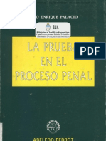 Palacio Lino - La Prueba en El Proceso Penal