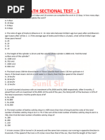 Math Sectional Test - 1