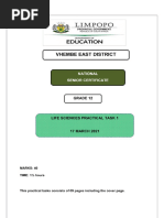 Life Sciences Practical Task 1 Grade 12 2021