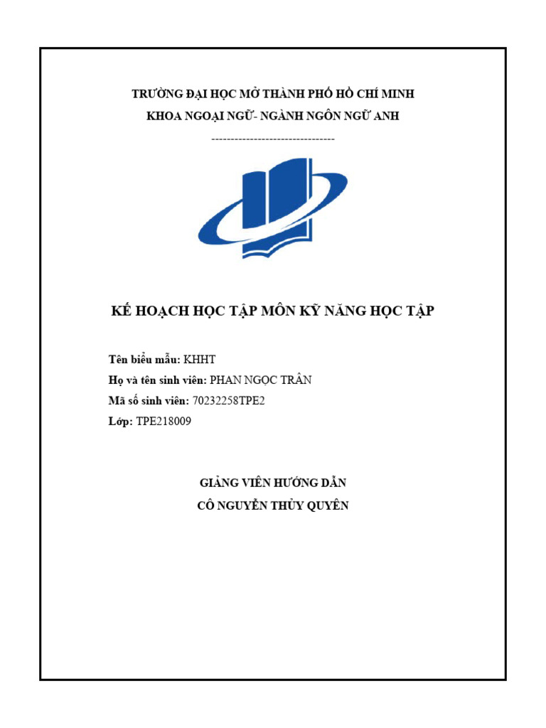 BT KHHT | PDF