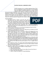 Dissertation and Seminar Guidelines for students 2022-2024