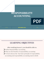 Lesson 3 - Responsibiity Accounting