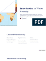 Introduction To Water Scarcity