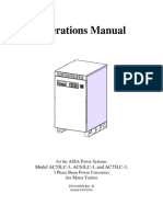 Operations Manual Asea AC55LC-3 63LC-3 75LC-3 616050-10b1