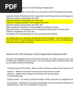 SSS Employer Data Change Form R-8 | PDF | Business | Business Law