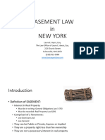 EASEMENT LAW in NEW YORK