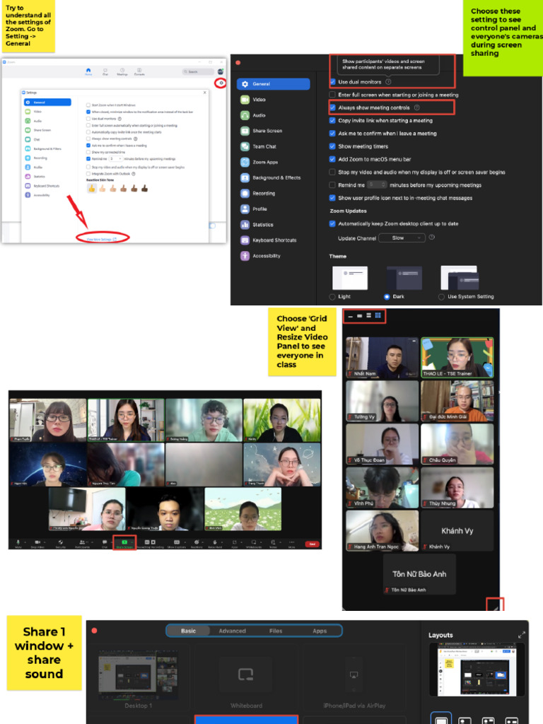 Share Screen Zoom & Breakout Rooms PDF