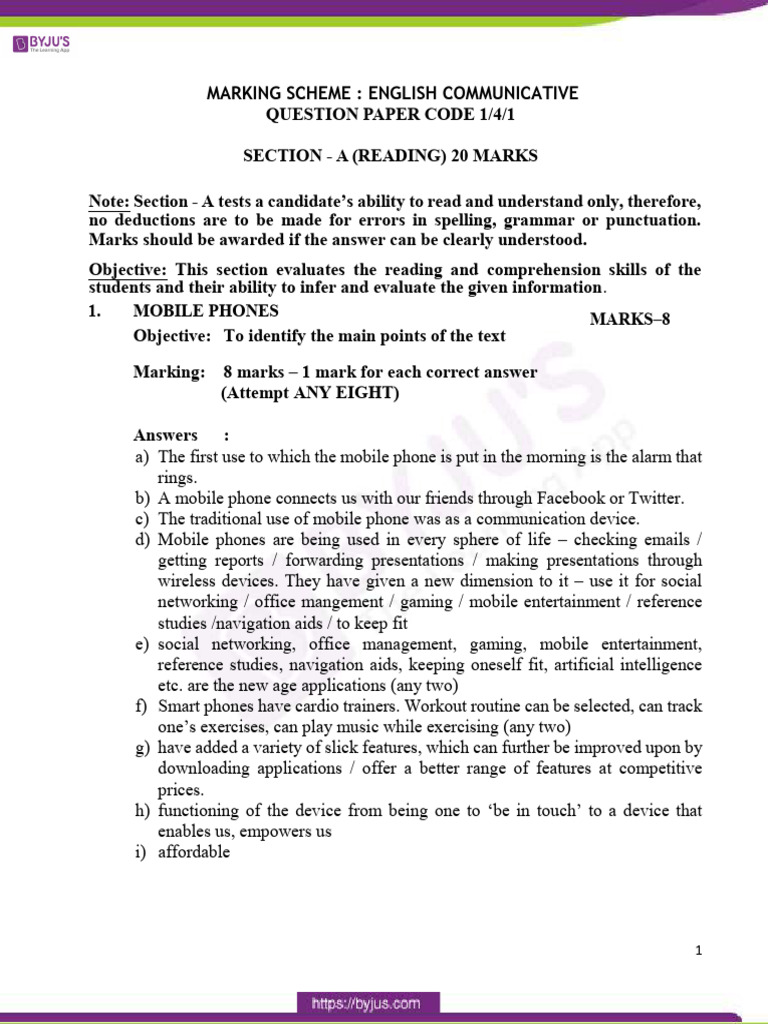 Class 9 Paper English Download Free PDF Vegetables Fruit