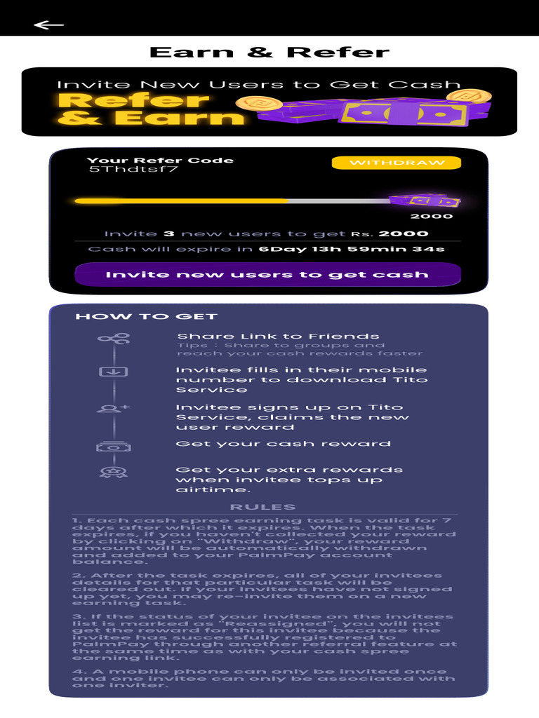 Refer Friends to Earn Cash Rewards | PDF | Cyberspace | Software