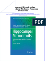 [Download pdf] Hippocampal Microcircuits A Computational Modeler S Resource Book Cobb online ebook all chapter pdf 