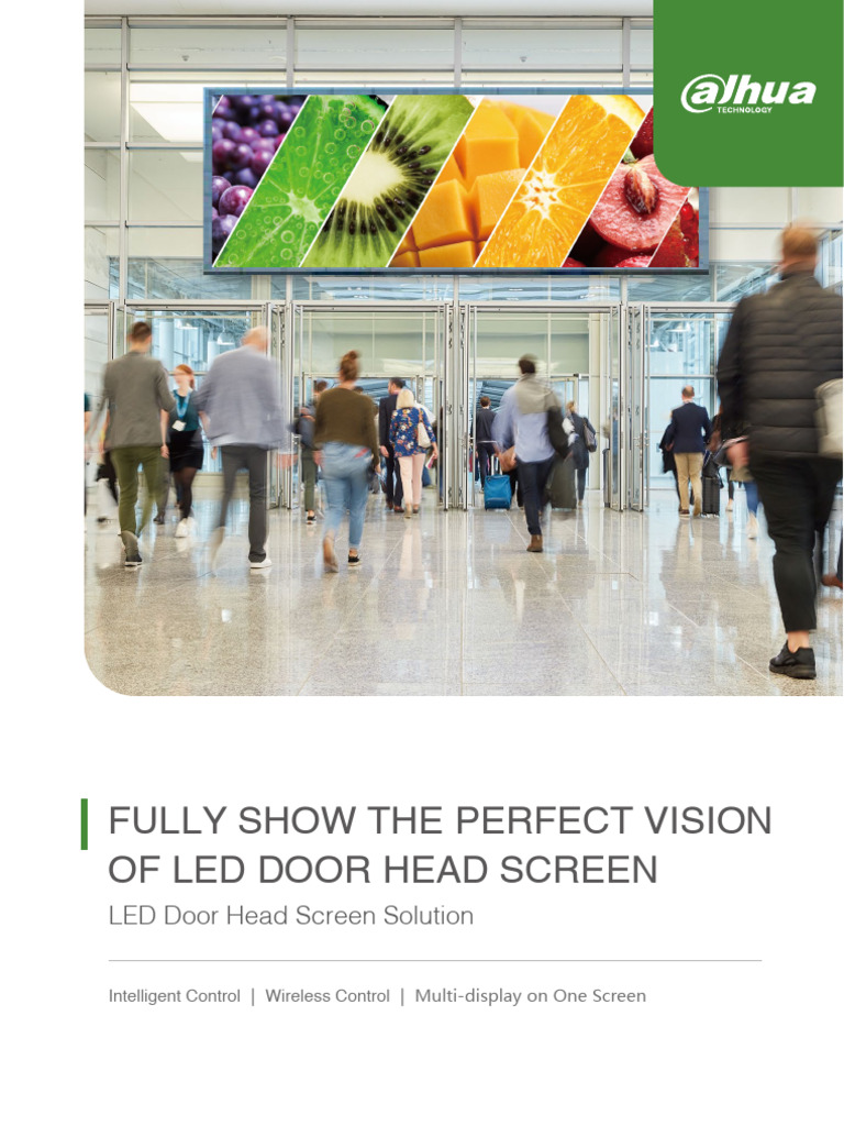 LED Door Head Screen Solutions | PDF | Technology & Engineering